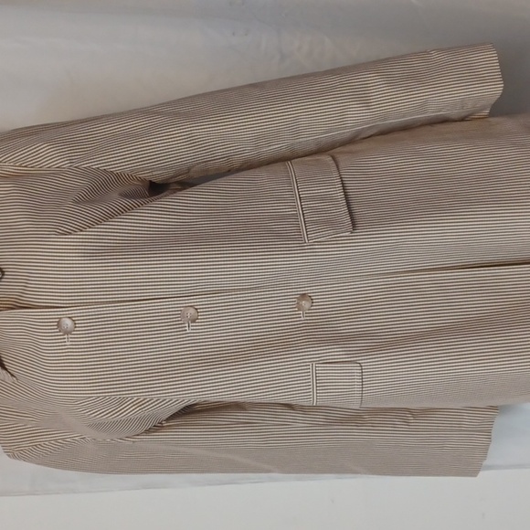 NEW ANN TAYLOR LOFT  Jacket Blazer Striped Logt  Women's l - Picture 12 of 15
